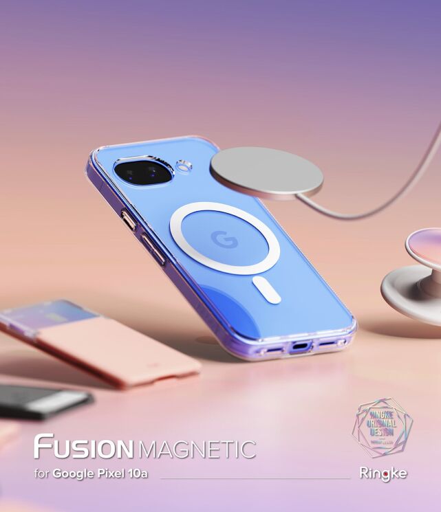 Защитный чехол Ringke Fusion Magnetic для Google Pixel 10a (8800328818293) - Clear: фото 5 из 19