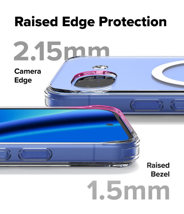 Защитный чехол Ringke Fusion Magnetic для Google Pixel 10a (8800328818293) - Clear: фото 12 из 19