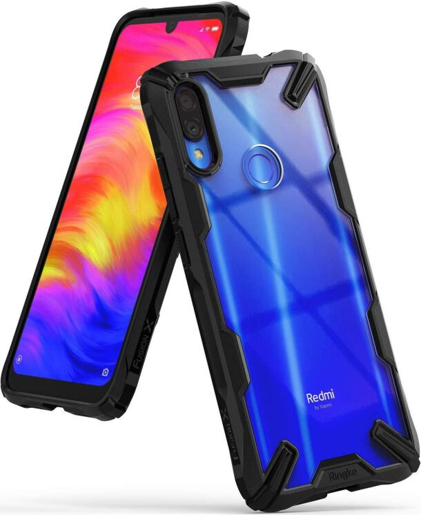 Защитный чехол RINGKE Fusion X для Xiaomi Redmi Note 7 / Note 7 Pro - Black: фото 1 из 8