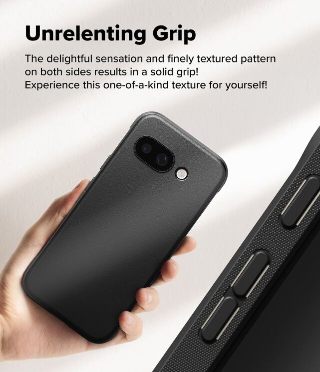 Захисний чохол Ringke Onyx для Google Pixel 9a (8800293853268) - Black: фото 7 з 12