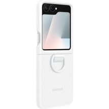 Захисний чохол Silicone Case (FF) для Samsung Galaxy Flip 6 / Flip 7 FE (EF-PF741TWEGUA) - White: фото 1 з 4