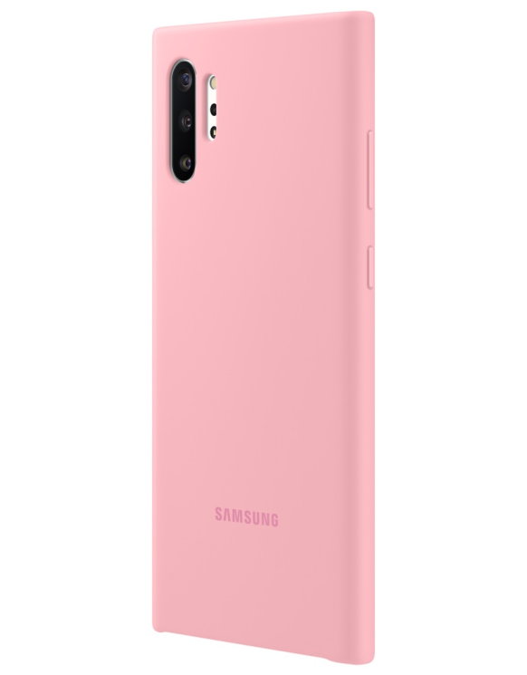 Защитный чехол Silicone Cover для Samsung Galaxy Note 10+ (N975) EF-PN975TPEGRU - Pink: фото 3 из 5