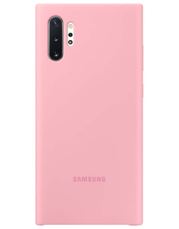Защитный чехол Silicone Cover для Samsung Galaxy Note 10+ (N975) EF-PN975TPEGRU - Pink: фото 1 из 5