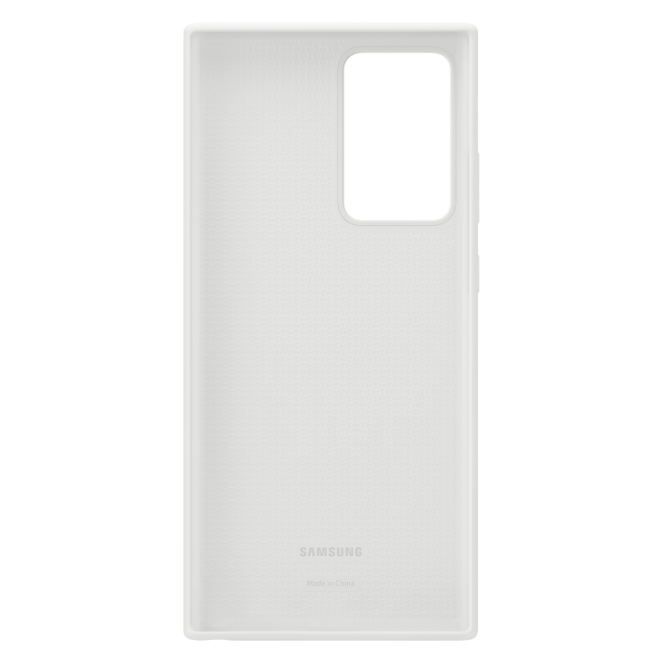 Защитный чехол Silicone Cover для Samsung Galaxy Note 20 Ultra (N985) EF-PN985TWEGRU - White: фото 4 из 5