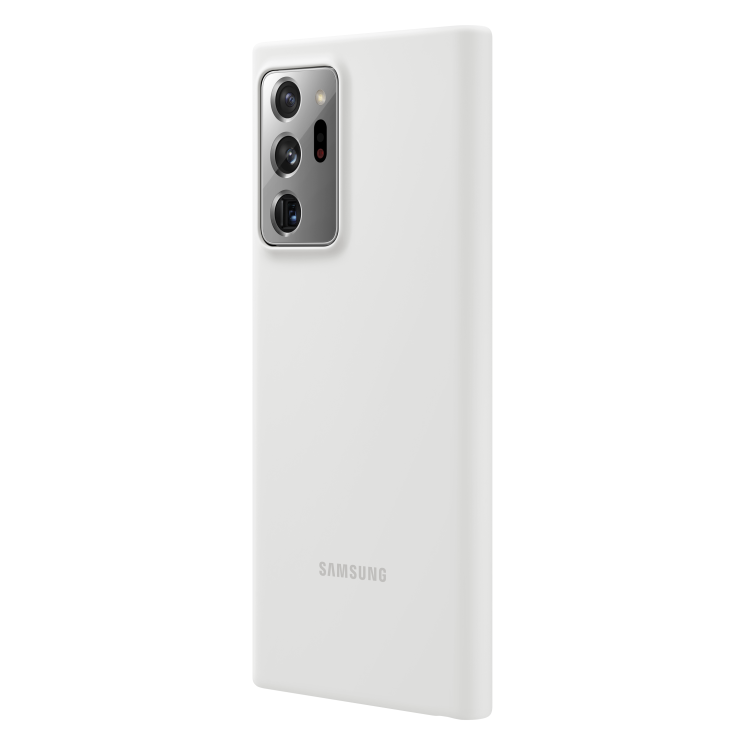 Защитный чехол Silicone Cover для Samsung Galaxy Note 20 Ultra (N985) EF-PN985TWEGRU - White: фото 2 из 5