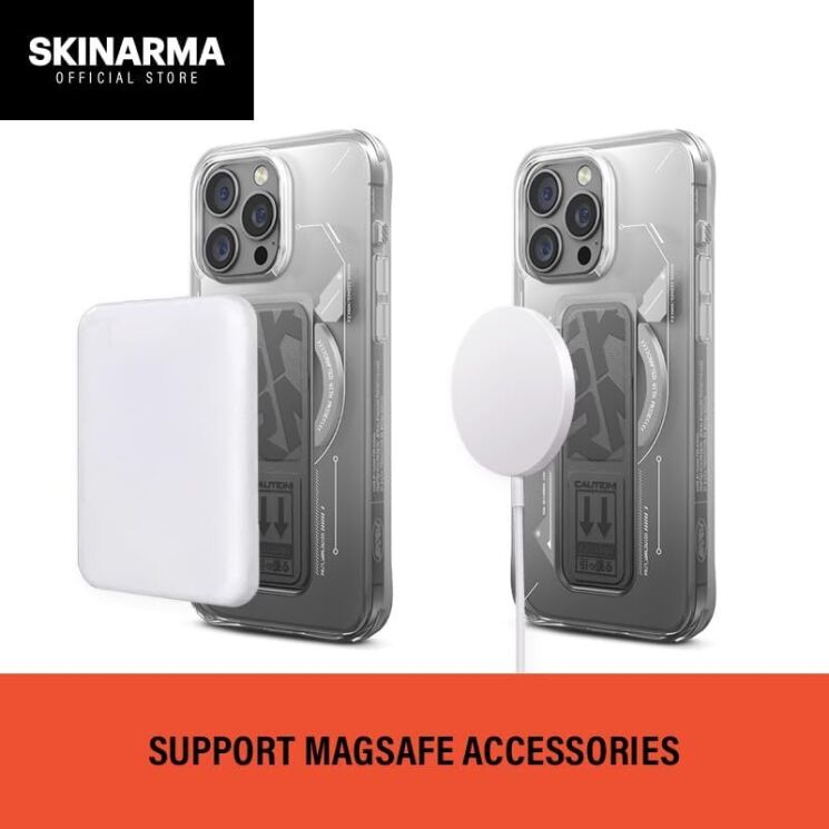 Защитный чехол SKINARMA HELIO Mag-Charge для Apple iPhone 16 Pro Max - Black: фото 10 из 11