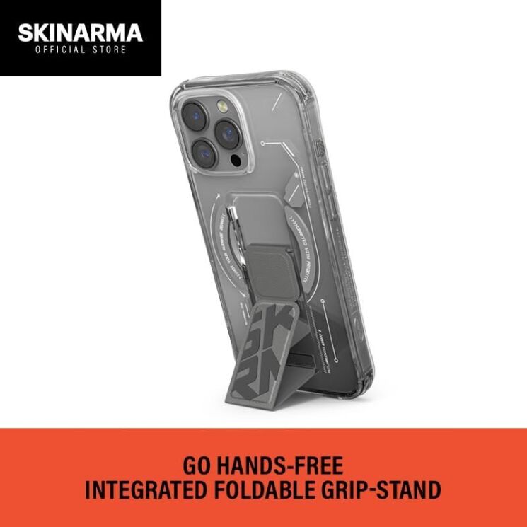 Защитный чехол SKINARMA HELIO Mag-Charge для Apple iPhone 16 Pro Max - Black: фото 7 из 11