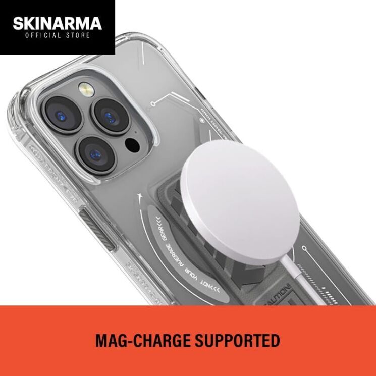 Защитный чехол SKINARMA HELIO Mag-Charge для Apple iPhone 16 Pro Max - Black: фото 9 из 11
