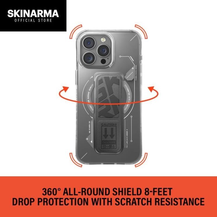 Защитный чехол SKINARMA HELIO Mag-Charge для Apple iPhone 16 Pro Max - Black: фото 8 из 11