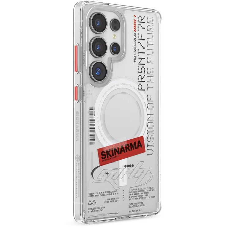 Защитный чехол SKINARMA ORION Mag-Charge для Samsung Galaxy S25 Ultra (S938) SK-S25U-ORION-CLR - Transparent: фото 3 из 4
