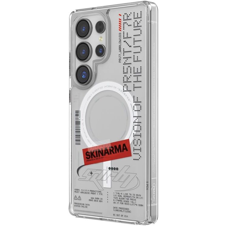 Защитный чехол SKINARMA ORION Mag-Charge для Samsung Galaxy S25 Ultra (S938) SK-S25U-ORION-CLR - Transparent: фото 2 из 4