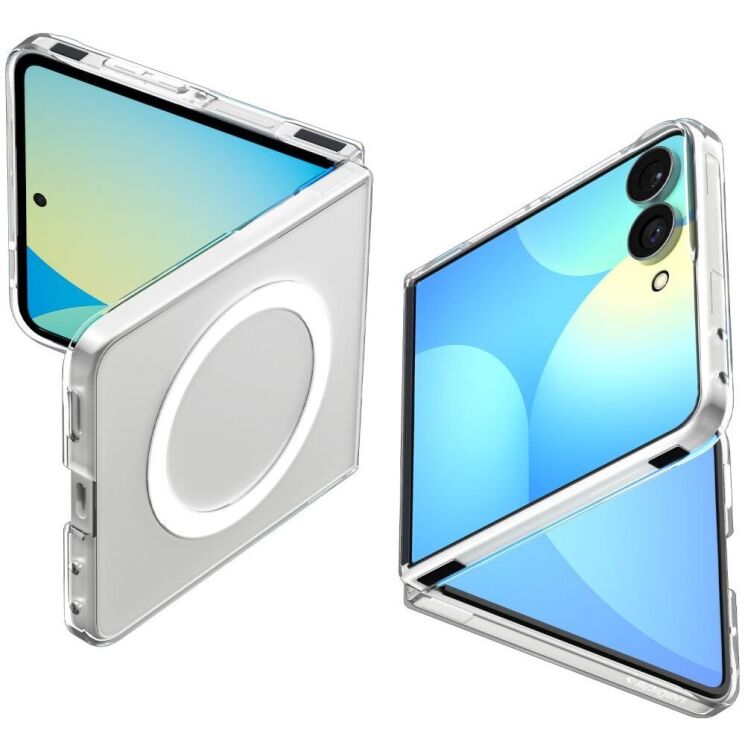 Защитный чехол Spigen AirSkin (MagFit) для Samsung Galaxy Flip 8 (ACS11521) - Clear (423559C) Защитный чехол Spigen AirSkin (MagFit) для Samsung Galaxy Flip 8 (ACS11521) - Clear: фото 2 из 15