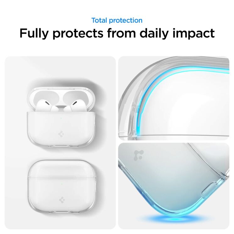 Защитный чехол Spigen Liquid Crystal (FW) для AirPods Pro 3 (ACS10019) - Clear: фото 11 из 15