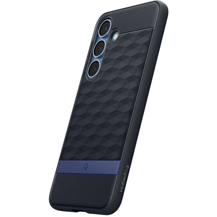 Защитный чехол Spigen (SGP) Caseology Parallax (MagFit) by Spigen для Samsung Galaxy S25 Plus (S936) ACS09061 - Navy Violet: фото 3 из 18