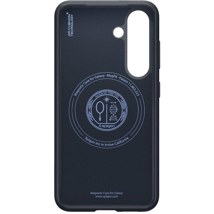 Защитный чехол Spigen (SGP) Caseology Parallax (MagFit) by Spigen для Samsung Galaxy S25 Plus (S936) ACS09061 - Navy Violet: фото 6 из 18