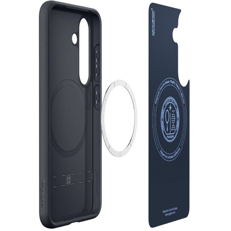 Защитный чехол Spigen (SGP) Caseology Parallax (MagFit) by Spigen для Samsung Galaxy S25 Plus (S936) ACS09061 - Navy Violet: фото 7 из 18