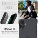 Защитный чехол Spigen (SGP) Liquid Air для Apple iPhone 16 - Abyss Green (360766G). Фото 11 из 16