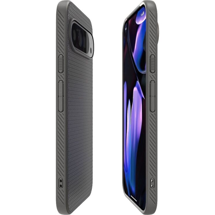 Защитный чехол Spigen (SGP) Liquid Air для Google Pixel 9 / 9 Pro - Marble Gray: фото 4 из 17