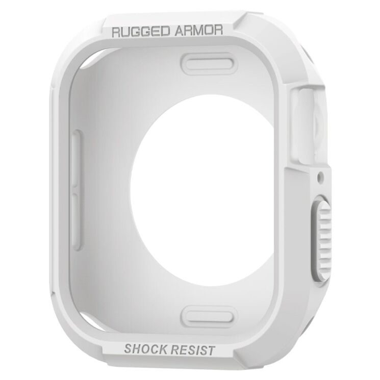 Захисний чохол Spigen (SGP) Rugged Armor (FW) для Apple Watch 44 / SE 44 mm - White: фото 3 з 16