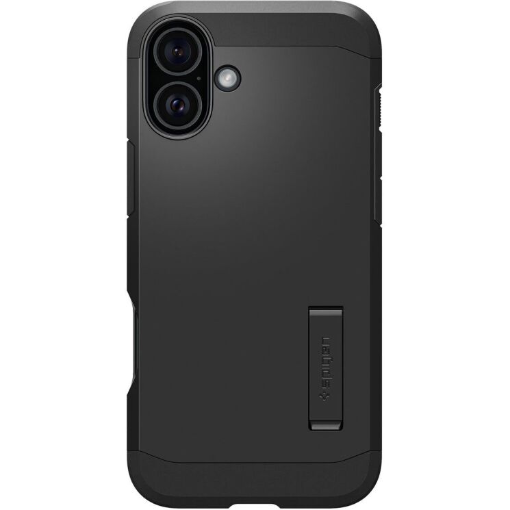 Защитный чехол Spigen (SGP) Tough Armor (MagFit) для Apple iPhone 16 - Black: фото 2 из 17
