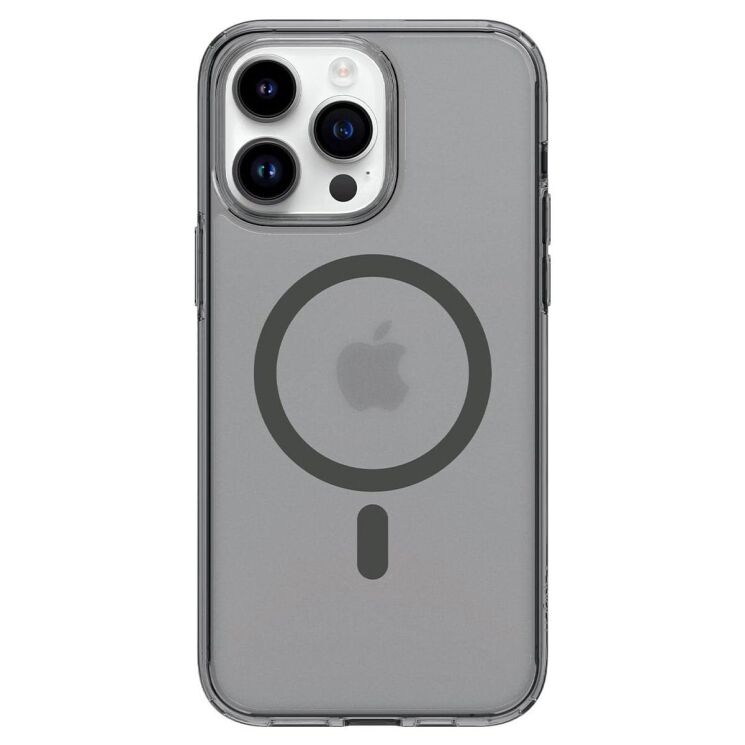 Защитный чехол Spigen (SGP) Ultra Hybrid (MagFit) для Apple iPhone 14 Pro - Frost Black: фото 3 из 14