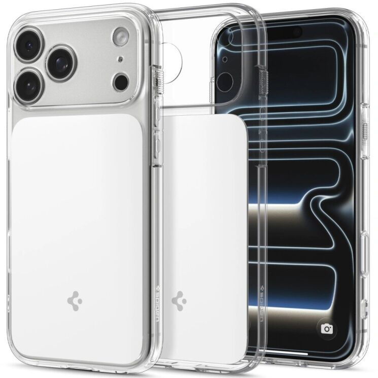 Захисний чохол Spigen Ultra Hybrid T MagFit для iPhone 18 Pro (ACS12169) - Glossy White (440107W) Захисний чохол Spigen Ultra Hybrid T MagFit для iPhone 18 Pro (ACS12169) - Glossy White: фото 1 з 14