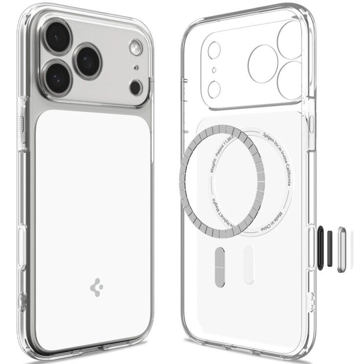 Захисний чохол Spigen Ultra Hybrid T MagFit для iPhone 18 Pro (ACS12169) - Glossy White (440107W) Захисний чохол Spigen Ultra Hybrid T MagFit для iPhone 18 Pro (ACS12169) - Glossy White: фото 2 з 14