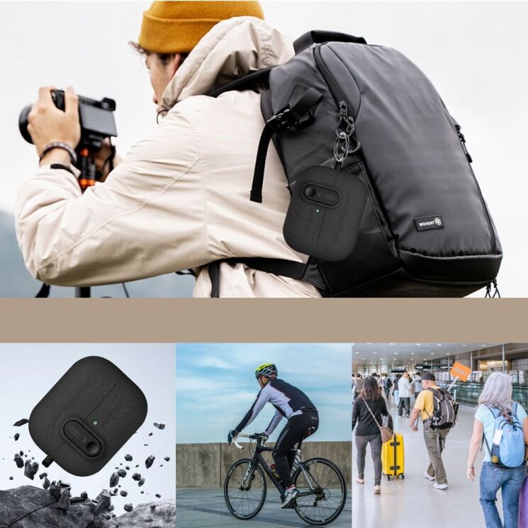 Захисний чохол Tech-Protect Slim Hook Case для Samsung Galaxy Buds 3 / Buds 3 Pro / Buds 3 FE - Black: фото 8 з 8