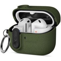 Захисний чохол Tech-Protect Slim Hook Case для Samsung Galaxy Buds 3 / Buds 3 Pro / Buds 3 FE - Olive Green: фото 1 з 7