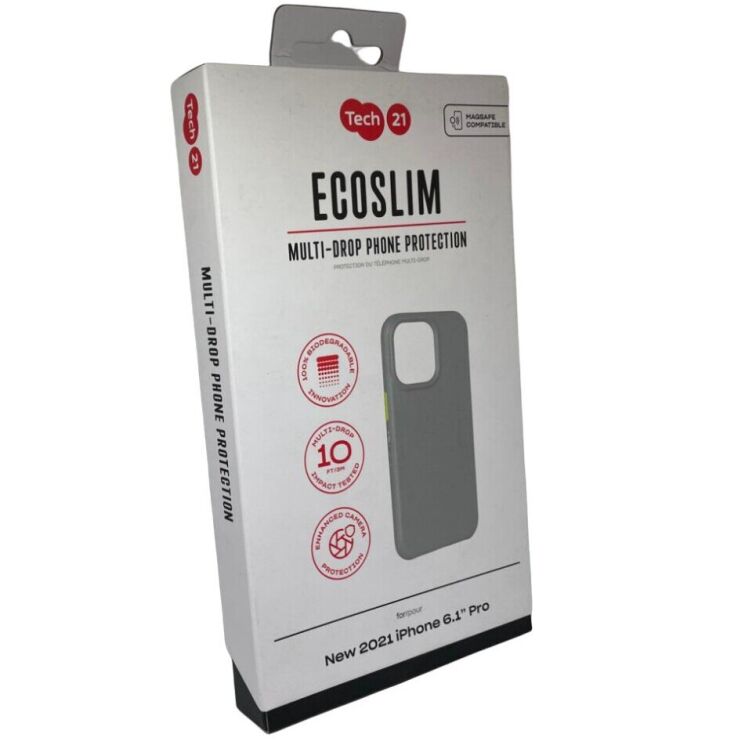 Защитный чехол Tech21 EcoSlim для Apple iPhone 13 Pro - Gray: фото 7 из 7
