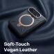 Защитный чехол TORRAS Ostand Q3 VegSkin with MagSafe (FF) для Apple iPhone Duo - Brown (435065Z). Фото 6 из 6