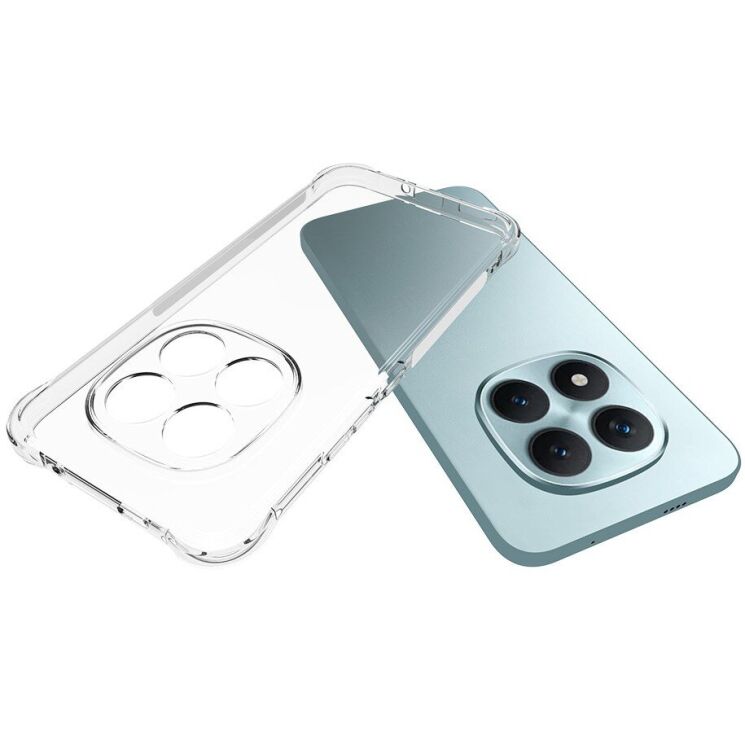 Защитный чехол UniCase AirBag Flow для Xiaomi Redmi Note 15 Pro Plus / Poco M8 Pro 5G - Transparent: фото 4 из 5