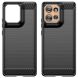 Защитный чехол UniCase Carbon для Motorola Edge 50 - Black (368501B). Фото 2 из 10