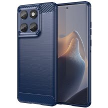 Защитный чехол UniCase Carbon для Motorola Edge 60 / Edge 60 Fusion - Blue: фото 1 из 12