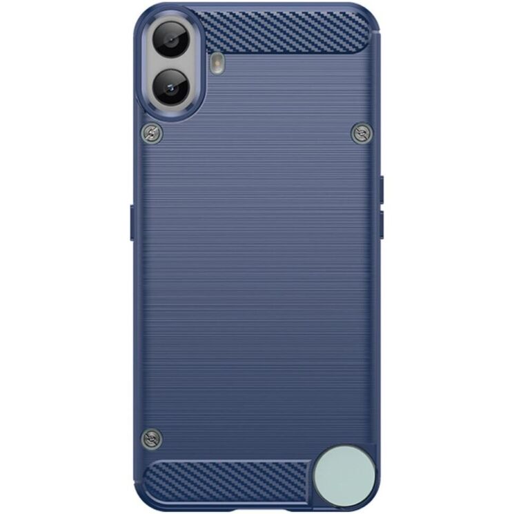 Защитный чехол UniCase Carbon для Nothing CMF Phone 1 - Blue: фото 2 из 9