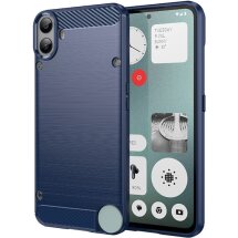 Защитный чехол UniCase Carbon для Nothing CMF Phone 1 - Blue: фото 1 из 9