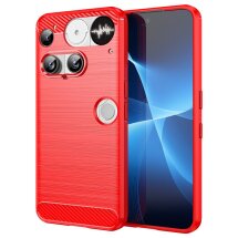Защитный чехол UniCase Carbon для Nothing Phone (3) - Red: фото 1 из 8
