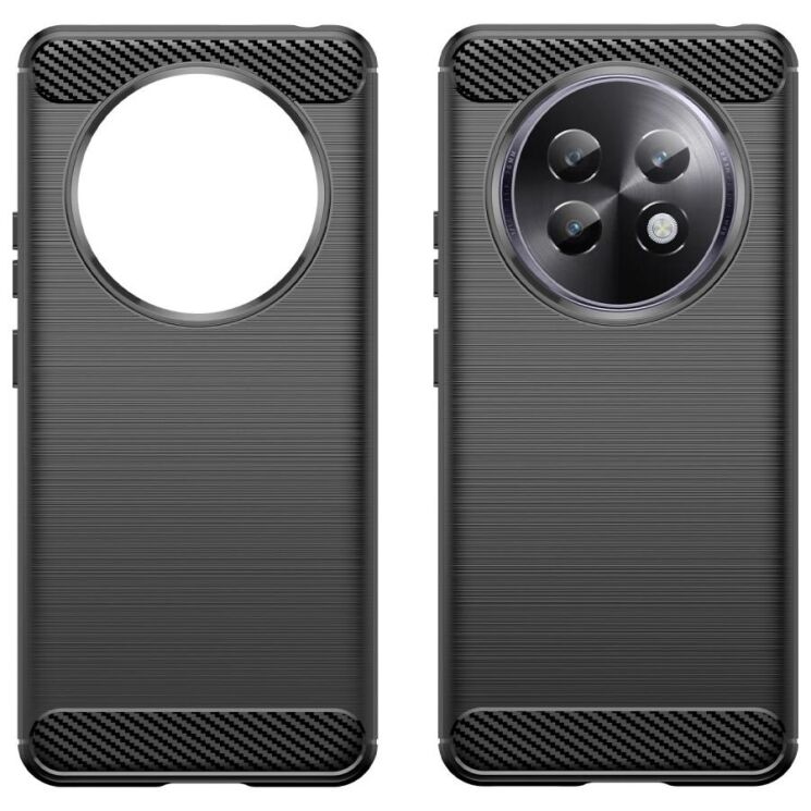 Защитный чехол UniCase Carbon для Realme 13 Plus - Black: фото 2 из 8