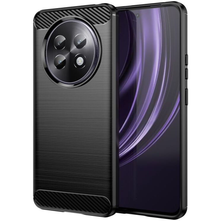 Защитный чехол UniCase Carbon для Realme 13 Plus - Black: фото 1 из 8