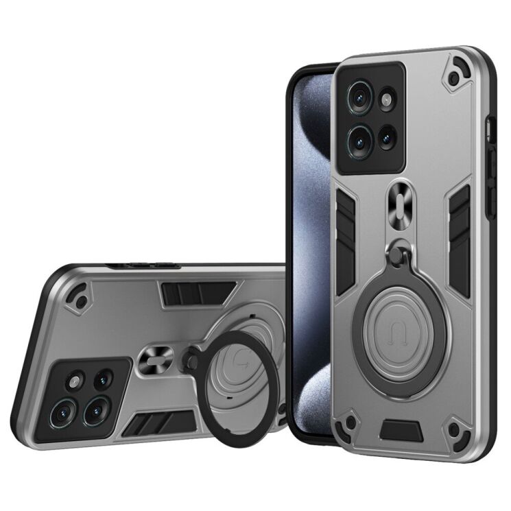 Защитный чехол UniCase Cosmic Armor для Motorola Edge 50 - Silver: фото 1 из 8