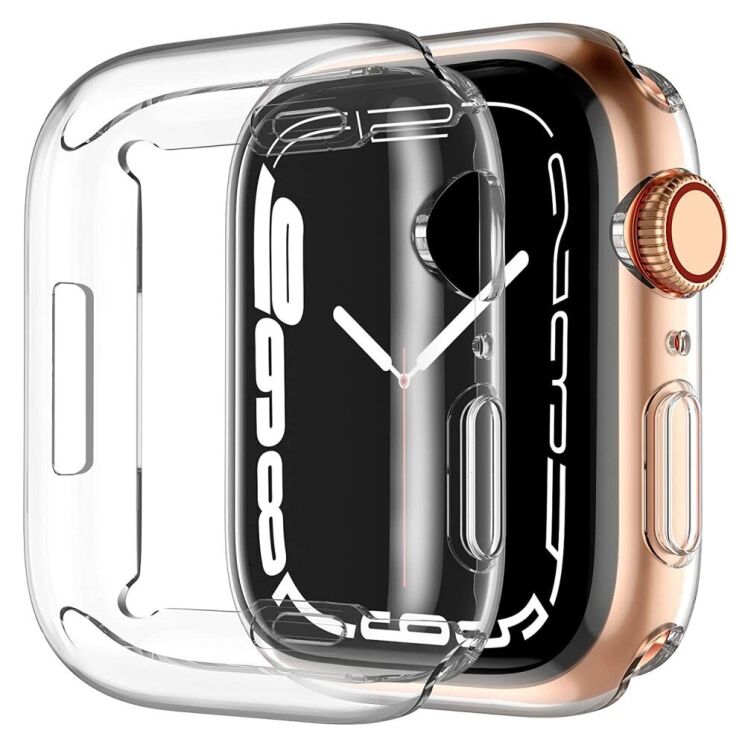 Захисний чохол UniCase Air Cover для Apple Watch 41 mm (7 / 8 / 9 Series) - Transparent: фото 1 з 8