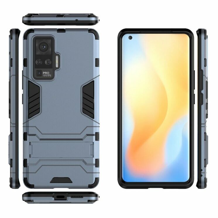 Защитный чехол UniCase Hybrid для VIVO X50 Pro - Blue: фото 3 из 6