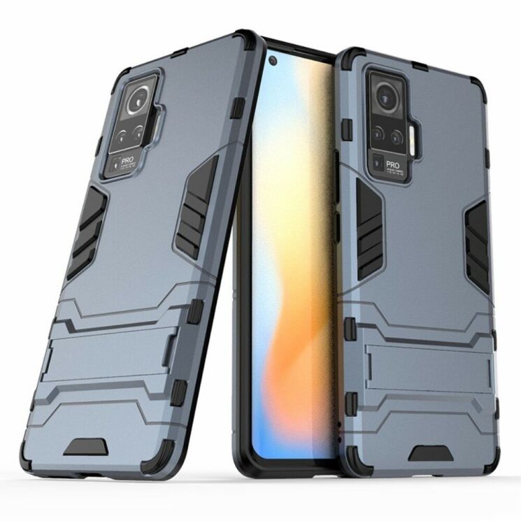 Защитный чехол UniCase Hybrid для VIVO X50 Pro - Blue: фото 1 из 6