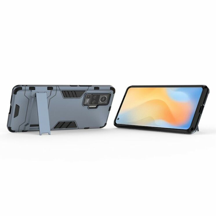 Защитный чехол UniCase Hybrid для VIVO X50 Pro - Blue: фото 4 из 6