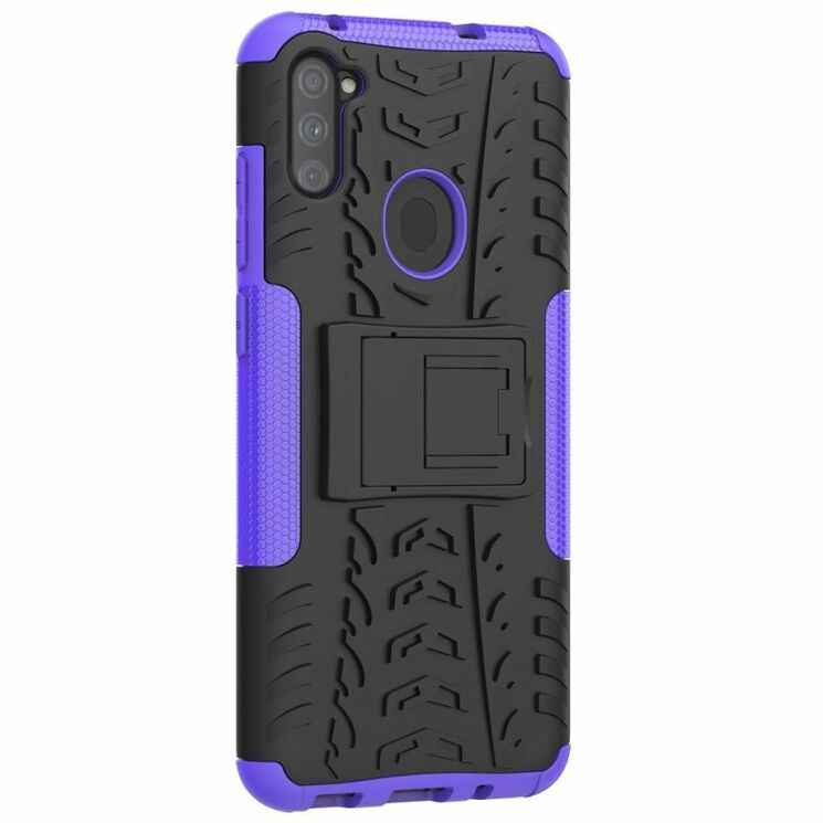 Протиударний чохол UniCase Hybrid X для Samsung Galaxy A11 (A115) - Purple: фото 6 з 10