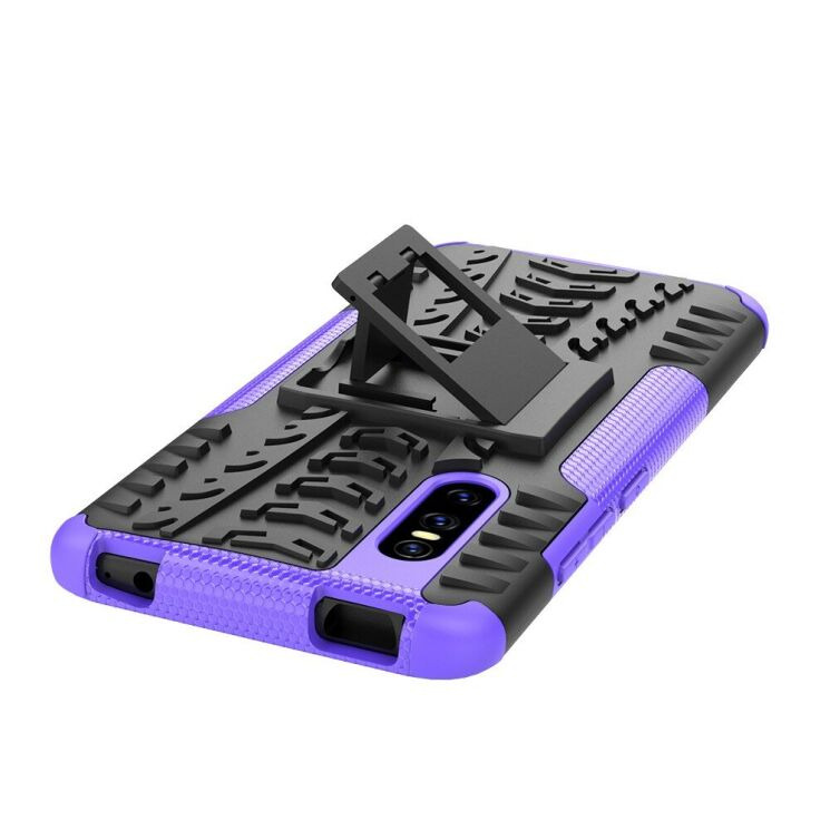 Противоударный чехол UniCase Hybrid X для VIVO V15 Pro - Purple: фото 6 из 15