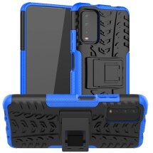 Защитный чехол UniCase Hybrid X для Xiaomi Redmi 9T - Blue: фото 1 из 10