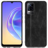 Защитный чехол UniCase Leather Series для VIVO V21e - Black: фото 1 из 15