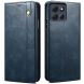 Защитный чехол UniCase Leather Wallet для Motorola Moto G86 - Blue (383338L). Фото 1 из 6
