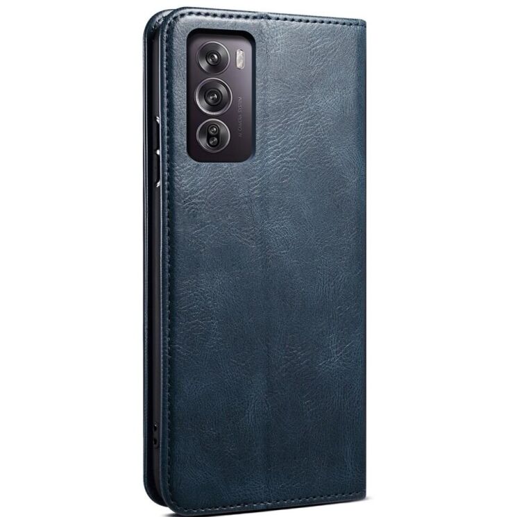 Защитный чехол UniCase Leather Wallet для OPPO Reno 12 - Blue: фото 6 из 6